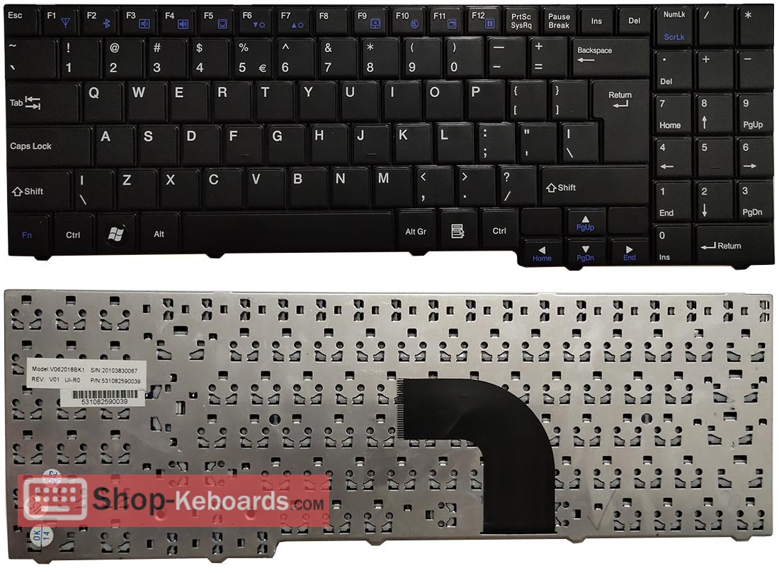 Medion V061618AK4 Keyboard replacement