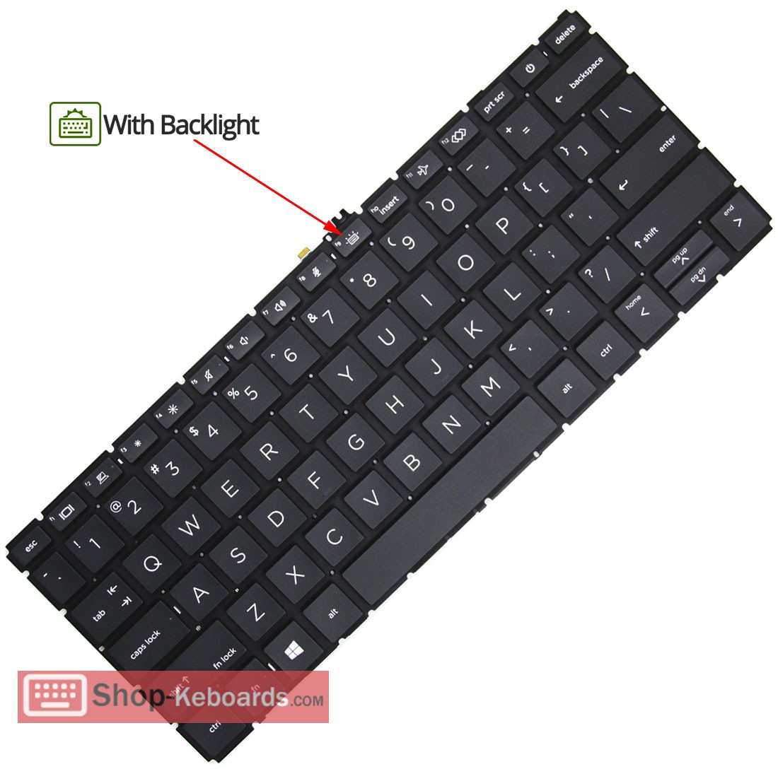 HP M53847-B31 Keyboard replacement